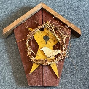 Rustic Birdhouse Wall Decor